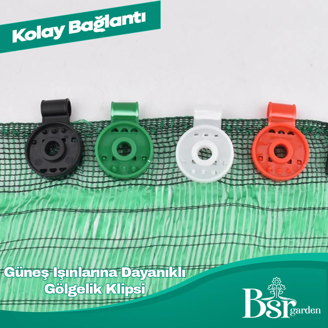 Uv Katkılı Karışık Renk Gölgelik Klipsi